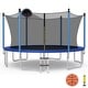 preview thumbnail 1 of 10, Gymax 12/14/15/16FT Recreational Trampoline w/ Inner Enclosure Net 12 FT - 2-4 Years