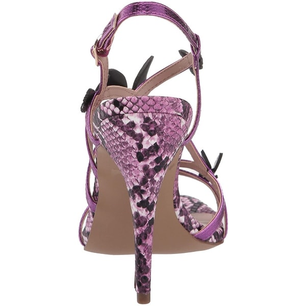 betsey johnson vandi butterfly strappy stiletto sandals