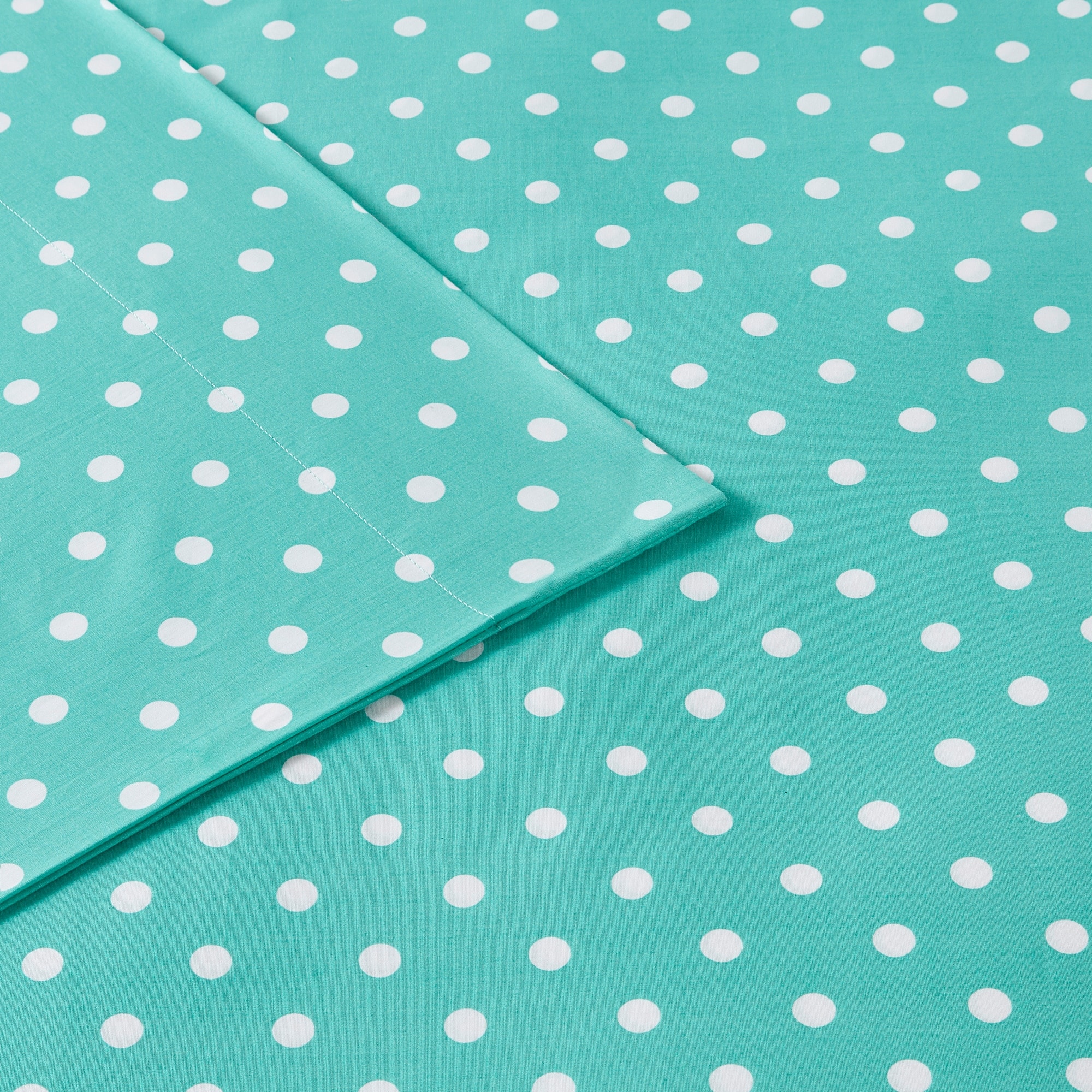 Mi Zone Polka Dot Printed 100 Cotton Sheet Set On Sale Bed
