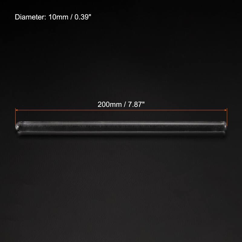 3.3 Borosilicate Glass Stick 10mm Dia Stir Rod Mixing Tools 3Pcs - 7.87"