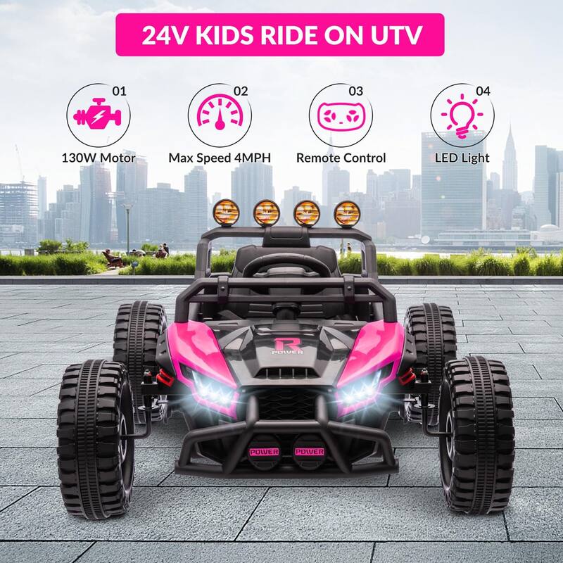24V Ride on UTV,130w Electric Powered UTV