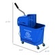 preview thumbnail 21 of 24, HOMCOM Mop Bucket with Wringer on Wheels for Floor Cleaning, 21 Quart, Separate Dirty and Clean Water