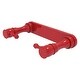 preview thumbnail 3 of 27, Allied Brass Traditional Style Rollerless Toilet Tissue Holder Fire Engine Red