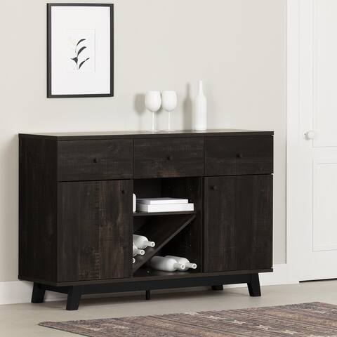 South Shore Bellami Buffet with Wine Storage