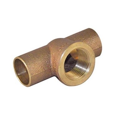 Shop Elkhart 10156960 Copper Tee Female Lead Free 1 2 Overstock 19800725
