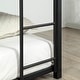 preview thumbnail 3 of 8, Cody Contemporary Black Metal Triple Decker Bunk Bed with 2 Ladder by Furniture of America