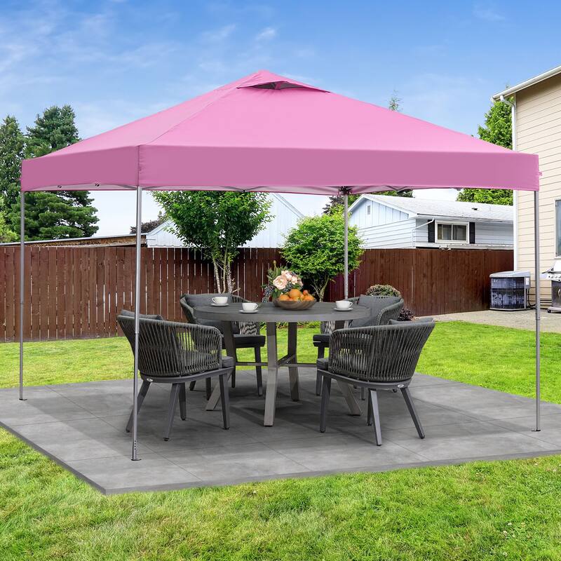 Ainfox 10 x 10 ft Pop-Up Party Canopy Tent Gazebo