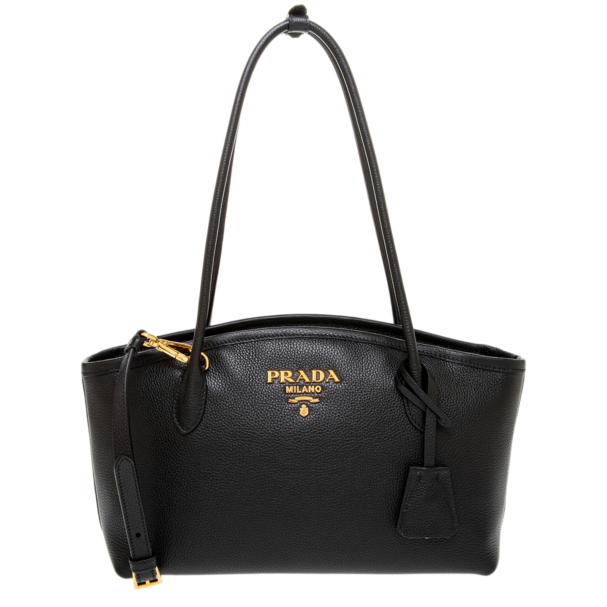 Prada Vitello Phenix Shoulder Bag - Overstock - 44047114