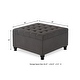 preview thumbnail 17 of 32, Large Square Storage Ottoman with Wooden Legs