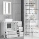 preview thumbnail 75 of 106, 36" Bathroom Vanity with Sink Set Side Cabinet