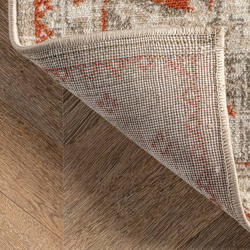 Nuloom Charlotte Faded Medallion Area Rug