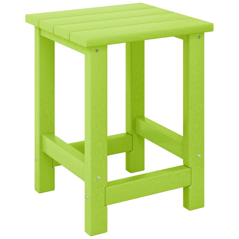 Laguna Kids Outdoor Poly Adirondack Side Table - Lime