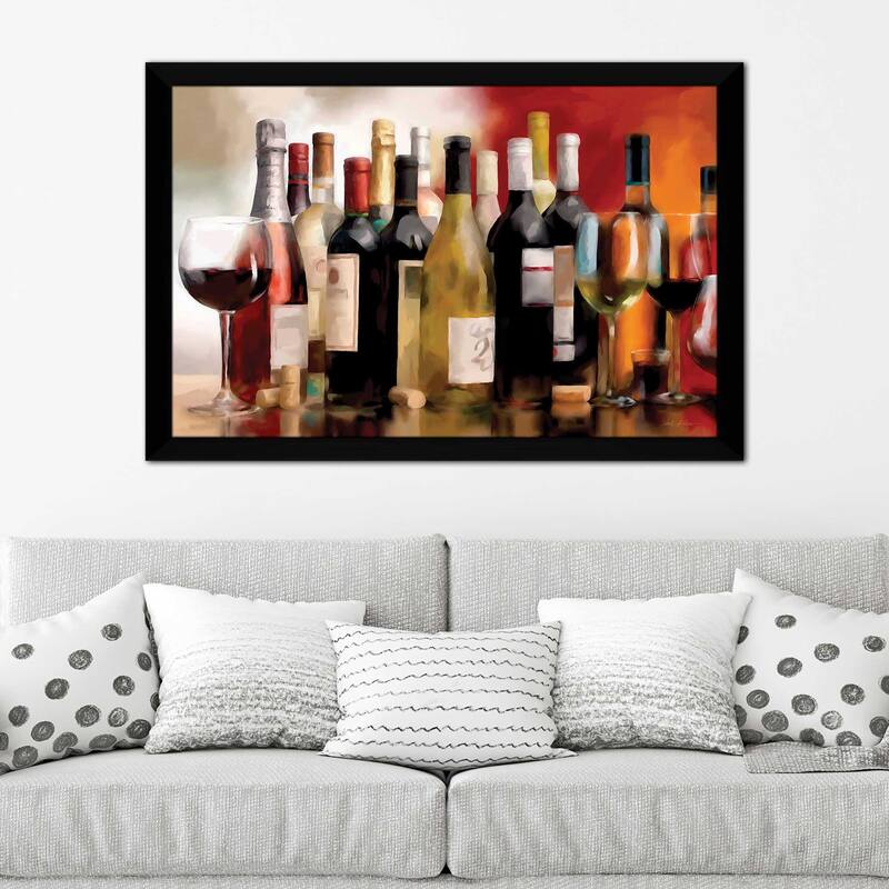 "A Taste of Wine" by Carol Robinson Print on Acrylic.