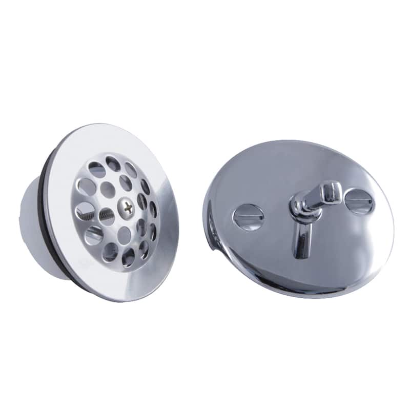 Kingston Brass Made To Match Trip Lever with Grid Conversion Kit - Polished Chrome