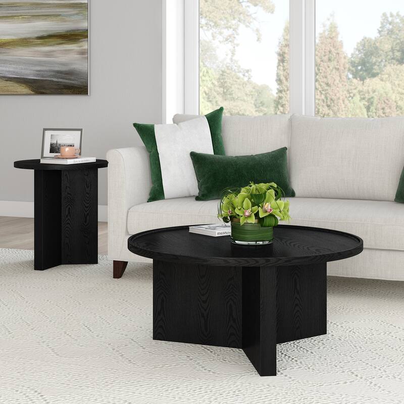 Gunnar 32" Wide Round Coffee Table - 32" Wide