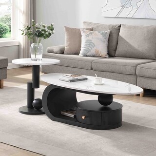 Modern Nesting Coffee Table Set of 2 - Bed Bath & Beyond - 43112417