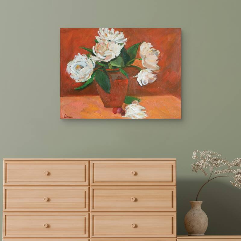 Glowing Petals by Alexi Fine Canvas Art Print
