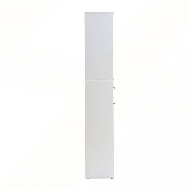 67in Tall Kitchen Pantry Cabinet with Doors and Shelves