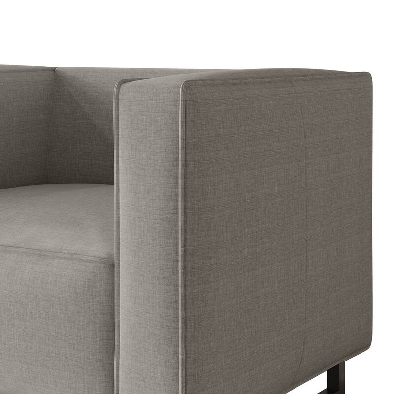 CraftPorch Mid Century Modern 2- Pieces Upholstered Living Room Set