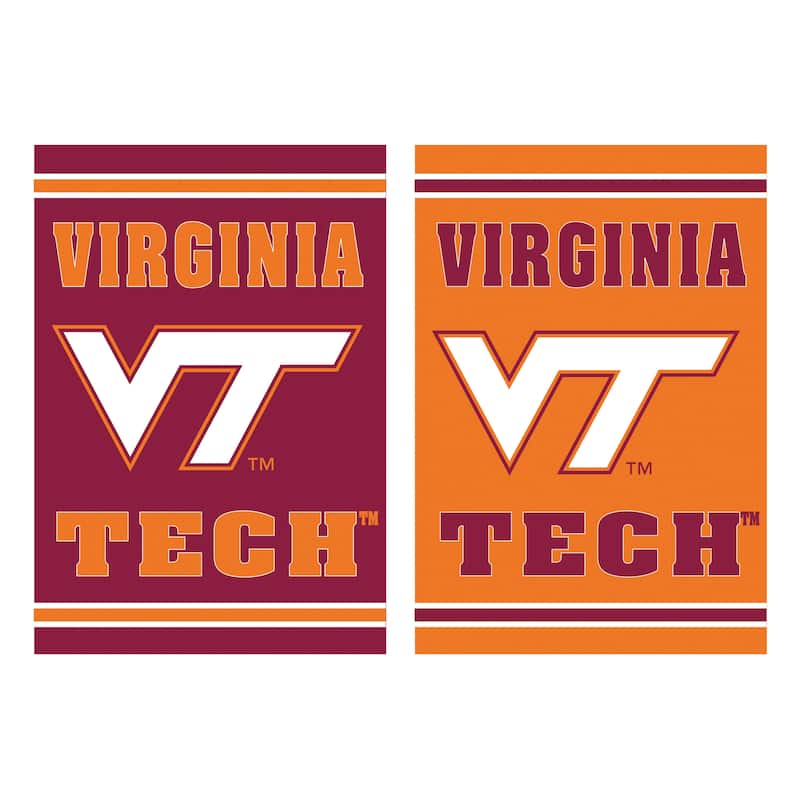 Embossed Suede Flag, House Size, Virginia Tech