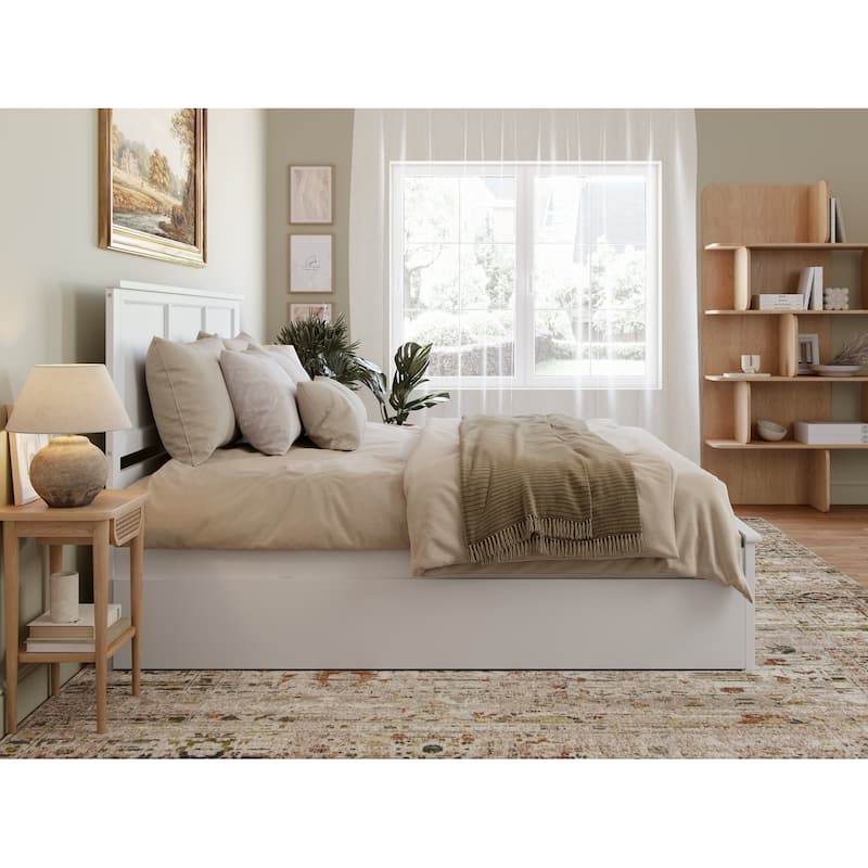 AFI Madison Platform Bed with Matching Footboard & Trundle