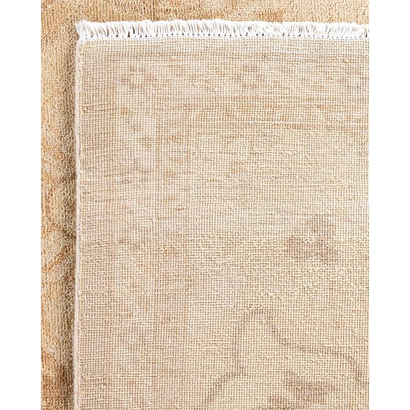 Overdyed, One-of-a-Kind Hand-Knotted Area Rug - Ivory - 7' 10" x 10' 0"
