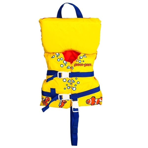 Yellow Fish USCG Approved Toddler Life Vest 21" - N/A
