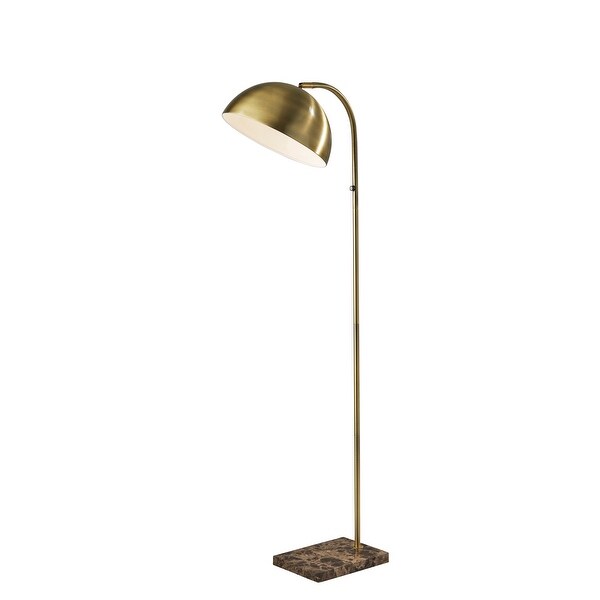 antique brass floor lamp