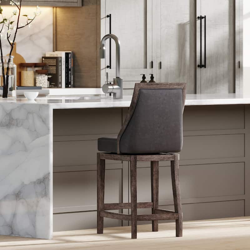 Maven Lane Vienna Swivel Kitchen Stool