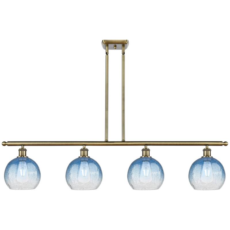 Innovations Lighting Endless Possibilities Ballston - Brookhaven Globe - 4 Light 48" Stem Hung Island Light