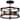 Richwood 2-Light Rustic Semi-Flush Mount Ceiling Light with Distressed Black/Wood Tone