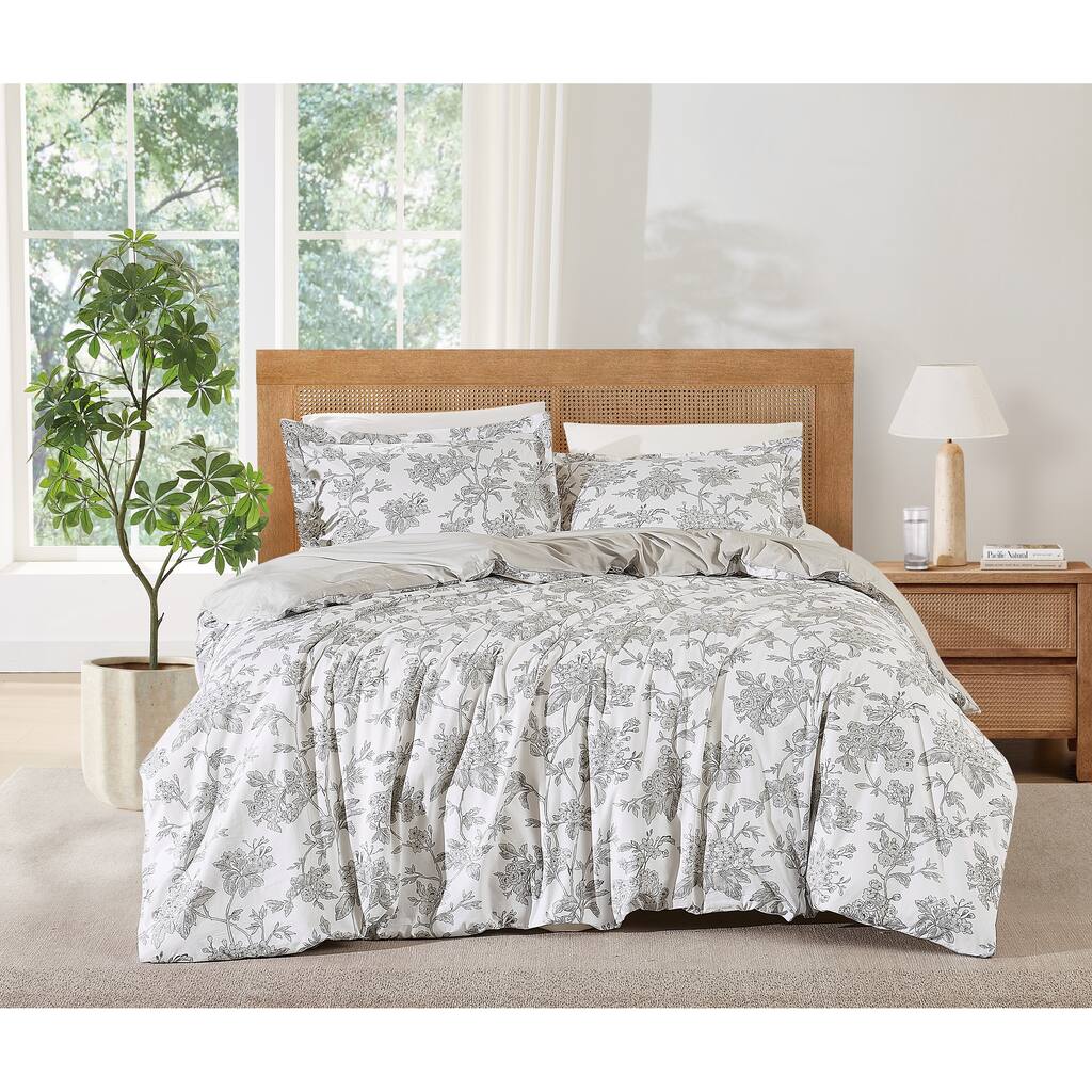 Brooklyn Loom Mila Floral Duvet Cover Set