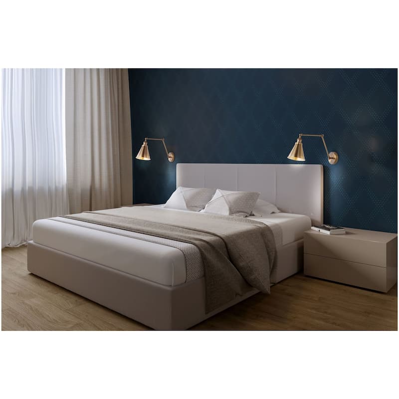 JONATHAN Y Lighting Single Light 7" Tall LED Wall Sconce
