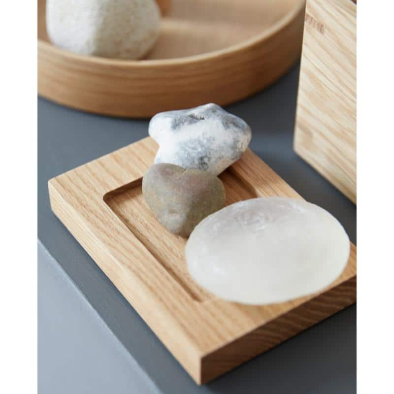 Wireworks Mezza Rectangular Oak Soap Dish Bed Bath & Beyond 37983840