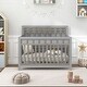 preview thumbnail 11 of 16, Solid Wood Certified Baby Safe Crib，Non-Toxic Finish