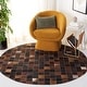 preview thumbnail 1 of 10, SAFAVIEH Handmade Studio Leather Sharilyn Natural Hide Leather Rug