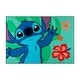 preview thumbnail 3 of 4, Licensed Disney Lilo and Stitch "Stitch" Youth Area Rug 4' 6" x 6' 6" - Stitch Waving - Novelty/Rectangle