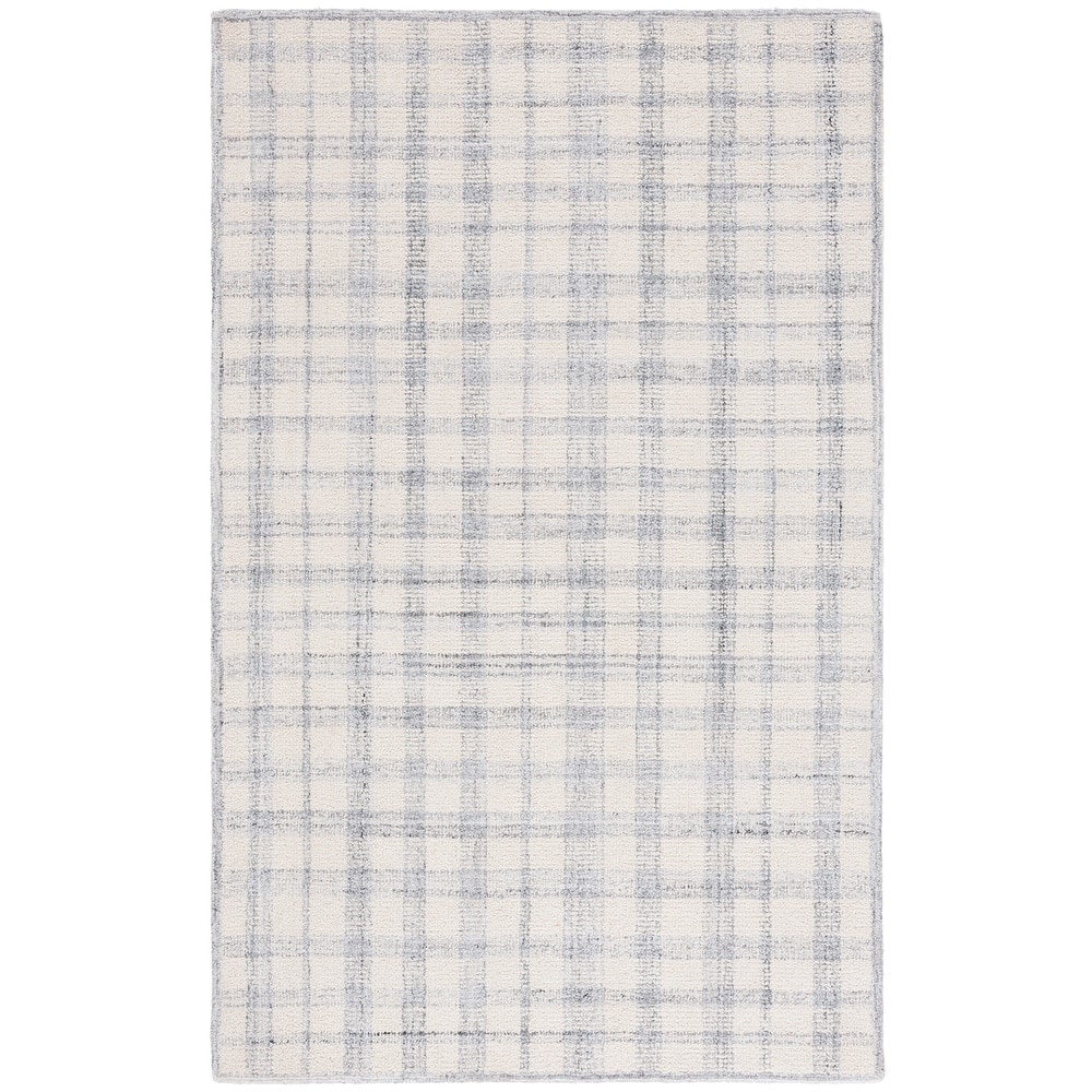 SAFAVIEH Handmade Abstract Imka Checkered Wool Rug