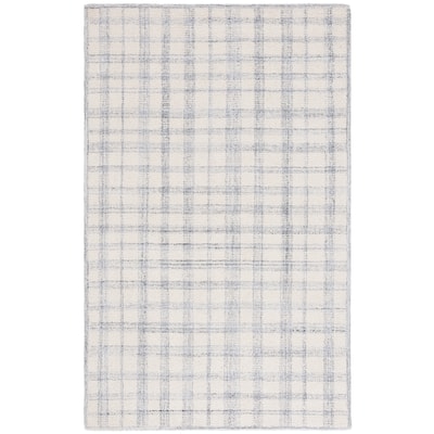 SAFAVIEH Handmade Abstract Zilia Checkered Wool Rug