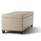 preview thumbnail 106 of 136, WYNDENHALL Stanford Upholstered Storage Ottoman
