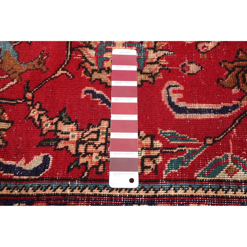 ECARPETGALLERY Hand-knotted Antalya Vintage Red Wool Rug - 6'6 x 9'7