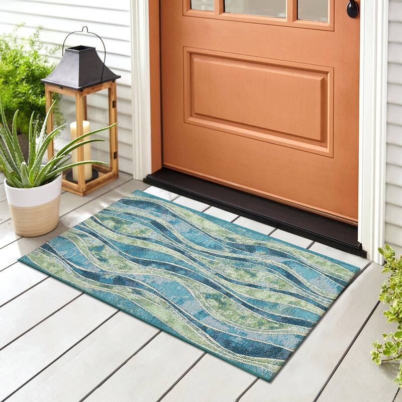 Liora Manne Esencia Wave Indoor/Outdoor Mat - 2' x 2'10"