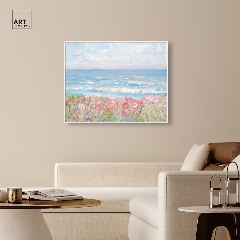 Waves of Peace Canvas by Art Remedy
