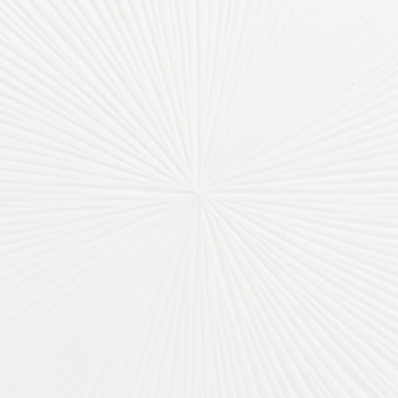 Metal Wood Starburst Carved Sculpture with Stand - Gold, Black, White - CosmoLiving by Cosmopolitan