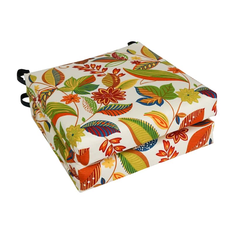 16-inch Indoor/Outdoor Chair Cushions (Set of 2) - 16 x 16