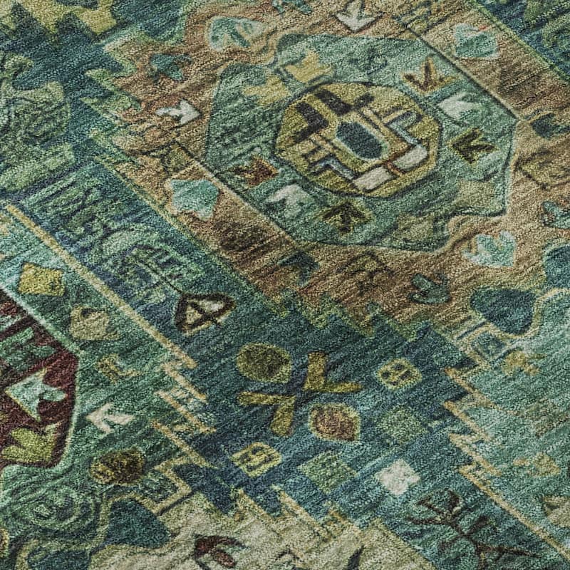 Premium Washable Super Soft Traditional Global Mayfield Rug