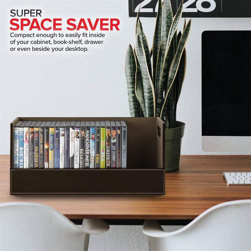 Movie Shelf Organizer - 6.25"D x 17.75"W x 8"H