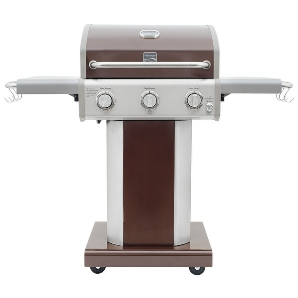 Kenmore 3 deals burner pedestal grill