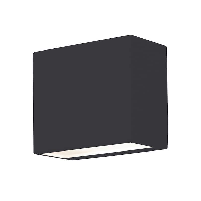 AFX DKTW0504LAJUD Dakota 4" Tall LED Outdoor Wall Sconce - Black