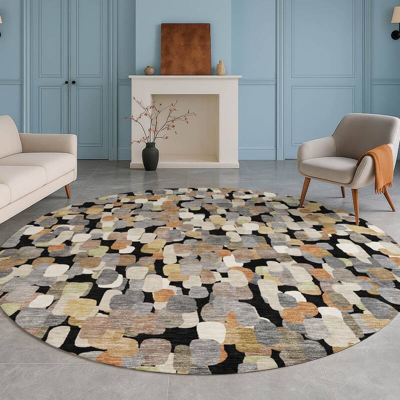Machine Washable Indoor/ Outdoor Contemporary Drew Chantille Rug
